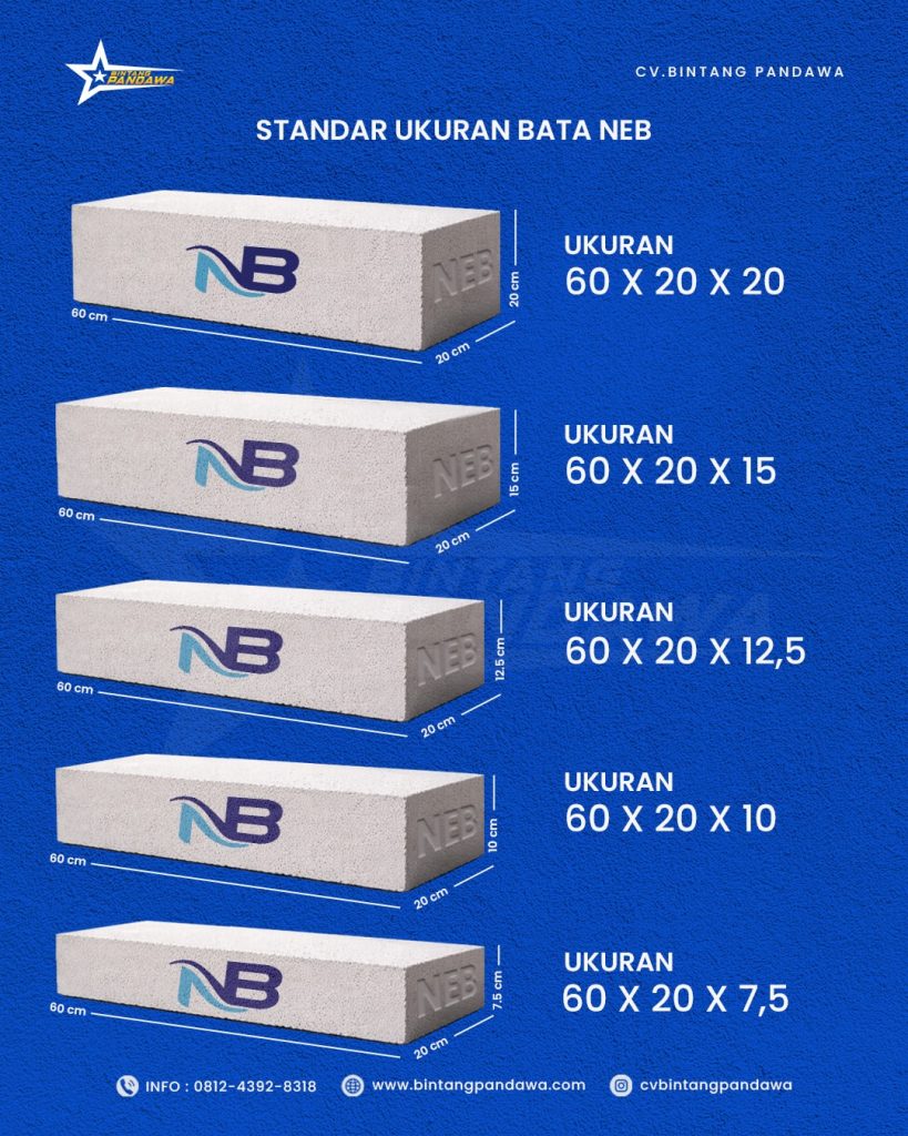 spesifikasi bata ringan neb