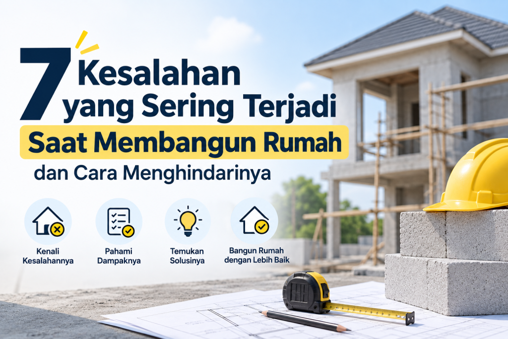 Kesalahan yang Sering Terjadi Saat Membangun Rumah
